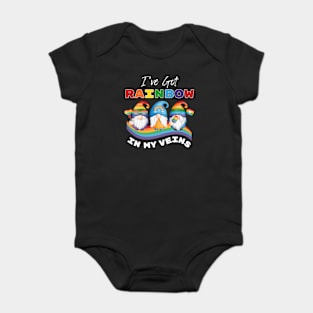 I've Got Rainbow in my Veins | Rainbow Pride LGBTQ+ Baby Bodysuit